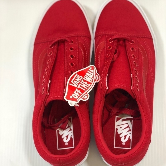 VANS Old Skool waffle Wall Racing Red/true Shoes 9 - Picture 2 of 14